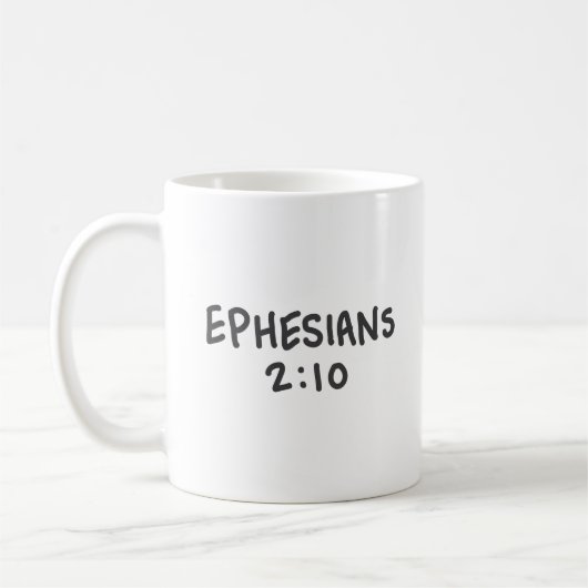 Ephesianen 2:10 koffiemok (Links)
