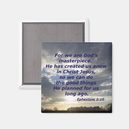 Ephesianen 2:10 magneet (Voorkant / Achterkant)