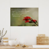 Ephesianen 2:10 poster (Keuken)