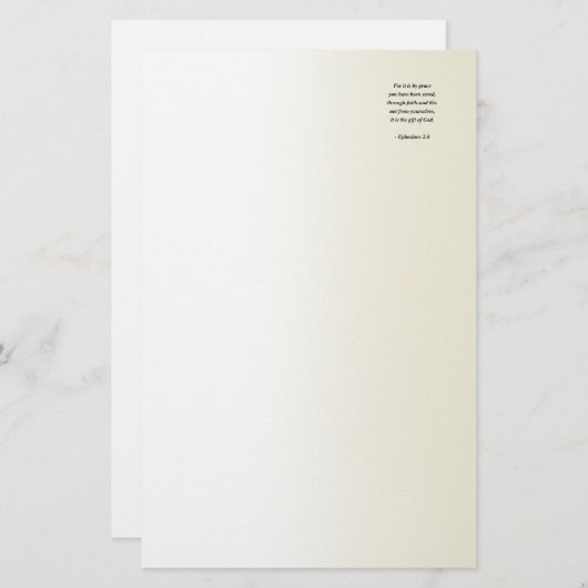 EPHESIANEN 2:8 BRIEFPAPIER (Voorkant / Achterkant)