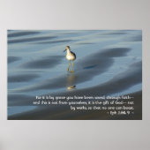 Ephesianen 2:8 en 9 Poster (Voorkant)