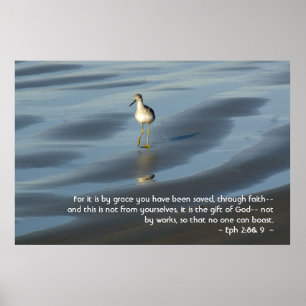 Ephesianen 2:8 en 9 Poster