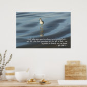 Ephesianen 2:8 en 9 Poster (Keuken)