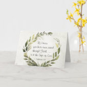 Ephesianen 2:8 Op Grace heb je gered Kaart (Gele Bloem)