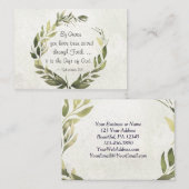 Ephesianen 2:8 Op Grace heb je gered Visitekaartje (Voorkant / Achterkant)