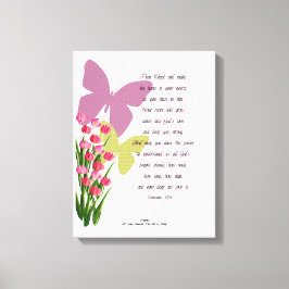 Ephesianen 3:17-18 canvas afdruk