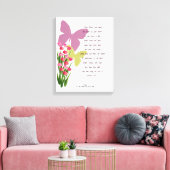 Ephesianen 3:17-18 canvas afdruk (Insitu (Woonkamer))