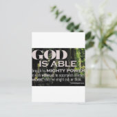 Ephesianen 3:20 briefkaart (Staand voorkant)