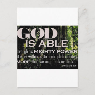 Ephesianen 3:20 briefkaart