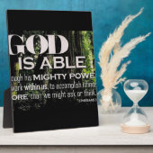 Ephesianen 3:20 fotoplaat (Zijkant)