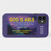 Ephesianen 3:20 | GOD IS CHRISTELIJK PAARS Case-Mate iPhone Case (Achterkant (horizontaal))