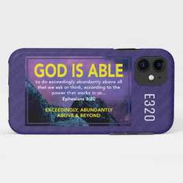 Ephesianen 3:20 | GOD IS CHRISTELIJK PAARS Case-Mate iPhone Case