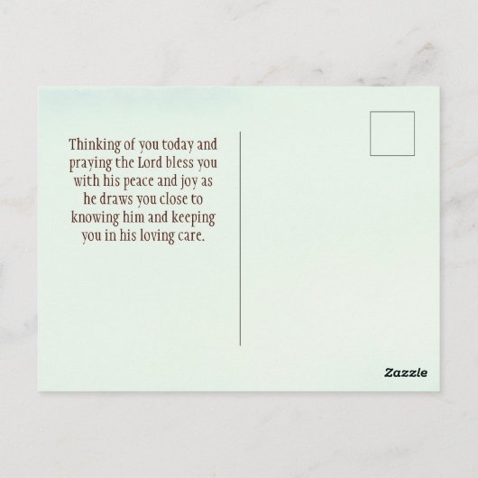 Ephesianen, 3:20 Ons GOD is mogelijk... Herfst For Briefkaart (Achterkant)