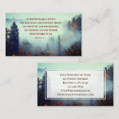 Ephesianen, 3:20 Ons GOD is mogelijk... Herfst For Visitekaartje (Voorkant / Achterkant)