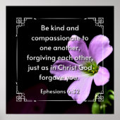 Ephesianen 4:32 poster (Voorkant)