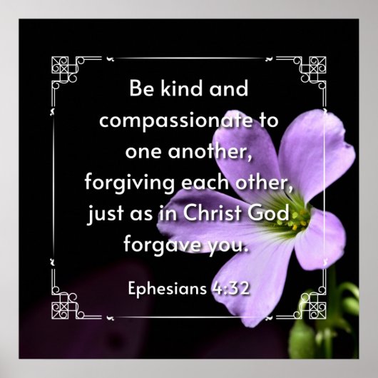 Ephesianen 4:32 poster (Voorkant)