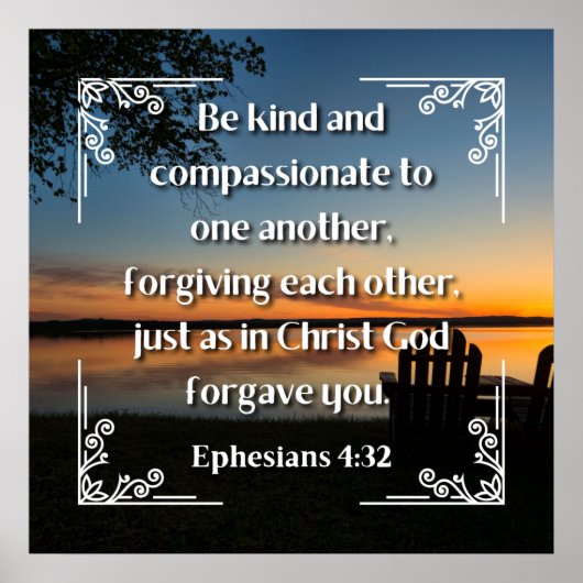 Ephesianen 4:32 poster (Voorkant)