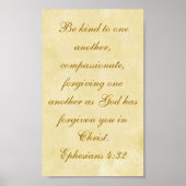 Ephesianen 4:32 poster (Voorkant)