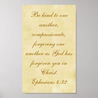 Ephesianen 4:32 poster