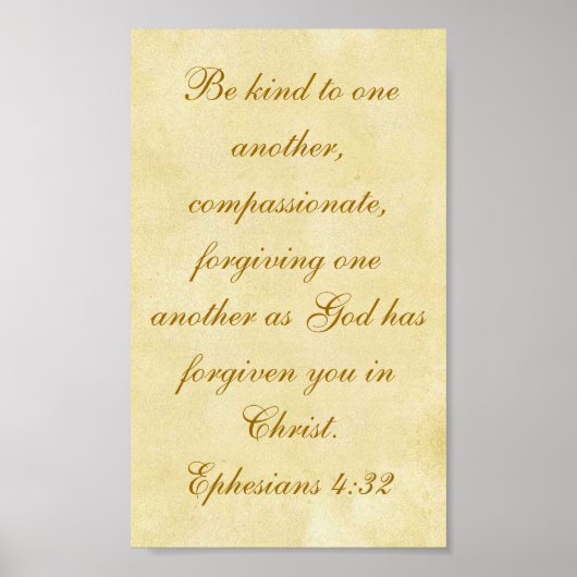 Ephesianen 4:32 poster (Voorkant)