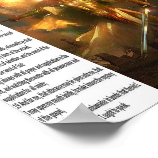 Ephesianen 6:10-20 poster (Hoek)