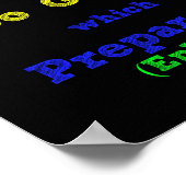 Ephesianen Ik ben Gods meesterwerk in Christus Poster (Hoek)