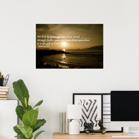 Ephesians2-8.jpg Poster (Thuiskantoor)