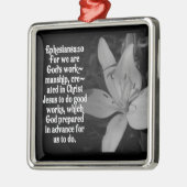 Ephesians 2:10 CHRISTMAS BIBLE SCRIPTURE ORNAMENT (Links)