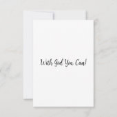 Ephesians 2:19 KJV Bijbel Verse Pic Flat Greeting Kaart (Achterkant)