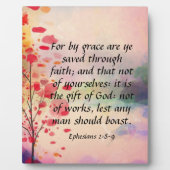 Ephesians 2:8-9 fotoplaat (Voorkant)