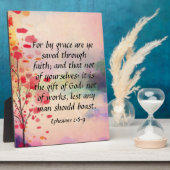 Ephesians 2:8-9 fotoplaat (Zijkant)