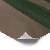 Ephesians 2:8 Bijbelse versie met geel deffodil Poster (Hoek)