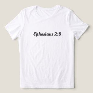 Ephesians 2:8 Bijbeltekst Verse Christelijke Faith Tri-Blend Shirt
