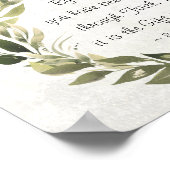 Ephesians 2:8 By Grace you have been saved Poster (Hoek)