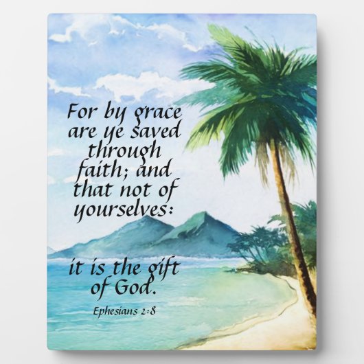 Ephesians 2:8 fotoplaat (Voorkant)