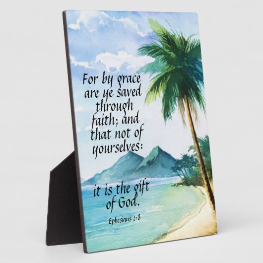 Ephesians 2:8 fotoplaat (Zijkant)