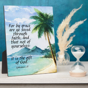 Ephesians 2:8 fotoplaat