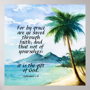 Ephesians 2:8 poster