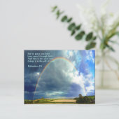 Ephesians 2:8 Regenboog Briefkaart (Staand voorkant)