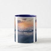 Ephesians 3:13 KJV Bijbelverse Pic Two-Tone Mok (Midden)