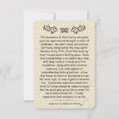 Ephesians 3:16 - de Kaart van de Nota van de Manus (Voorkant)