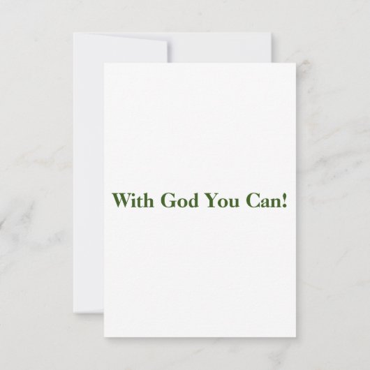 Ephesians 3:16 KJV Bijbel Verse Pic Flat Greeting Kaart (Achterkant)