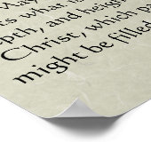 Ephesians 3 Afdrukken Poster (Hoek)