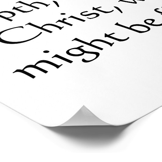 Ephesians 3 Afdrukken Poster (Hoek)