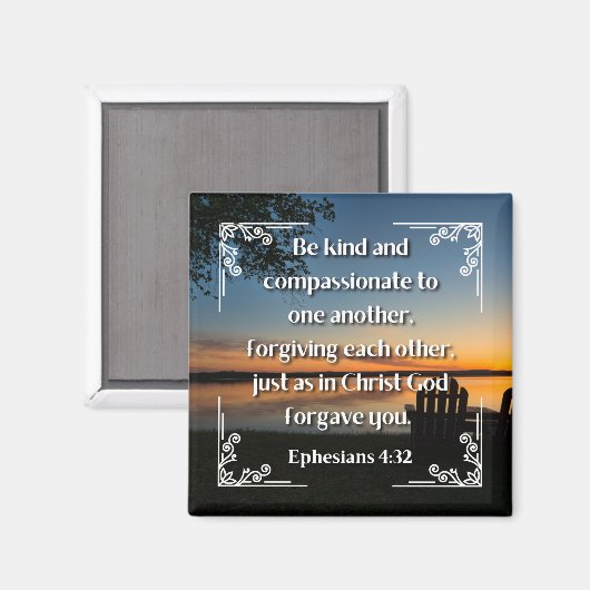 Ephesians 4:32 magneet (Voorkant / Achterkant)