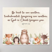 Ephesians 4:32 Nursery Wall Art Poster Print (Voorkant)