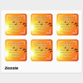 Ephesians 4:32 vierkante sticker (Vel)