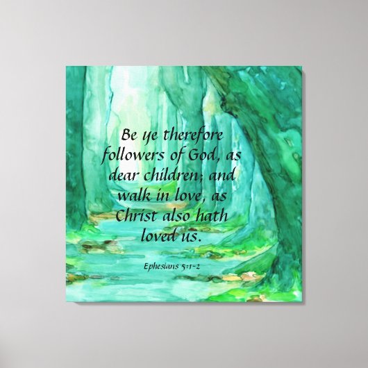 Ephesians 5:1-2 Canvas Print (Voorkant)