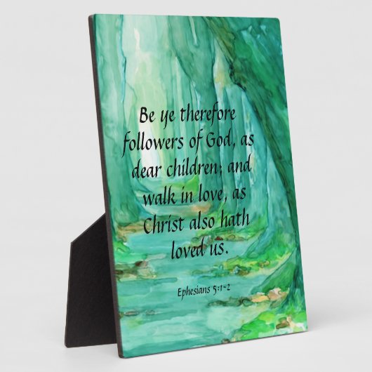 Ephesians 5:1-2 fotoplaat (Zijkant)