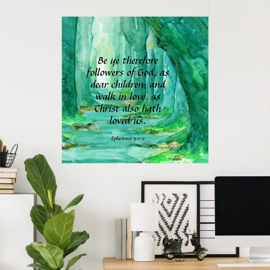 Ephesians 5:1-2  poster (Thuiskantoor)